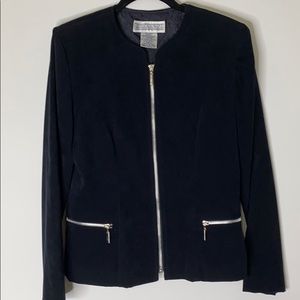 Zip Up Blazer by Jessica Howard